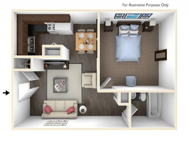 Floorplan - Eastway Court Apartments