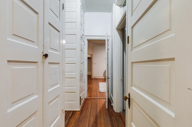 View of Original Built-In Closets Between Bedrooms One and Two - 1809 Park Ave