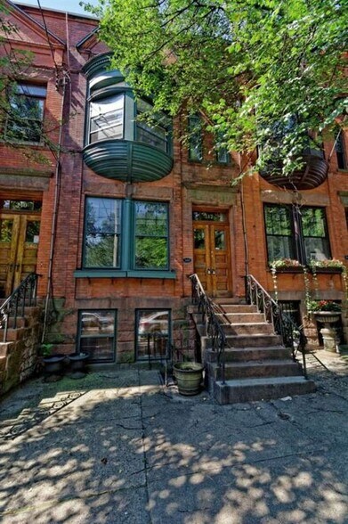 This is the front of the house. You don't live here, even if you rent from us. You need to go inside - 342 Hudson Ave