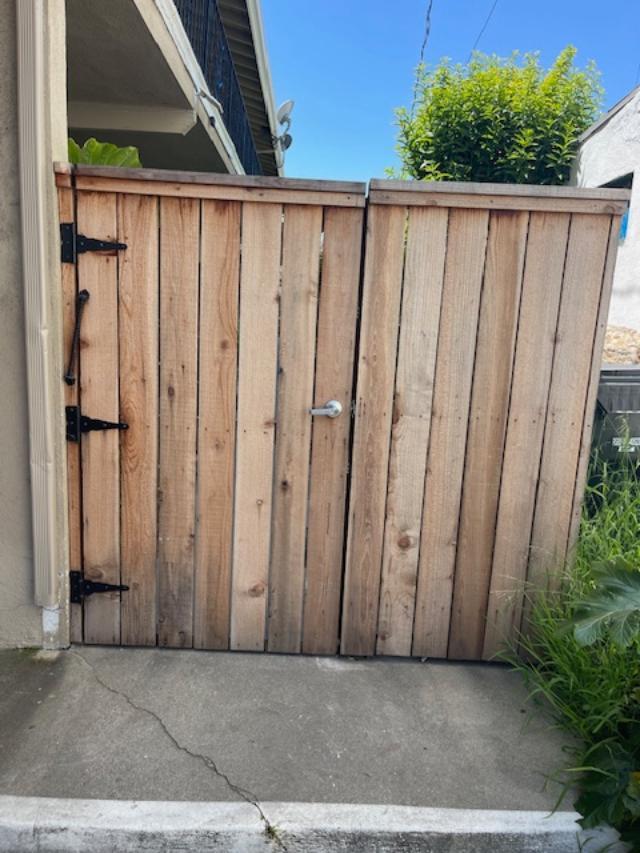 Locked Rear Gate - 1256 Brockton Ave