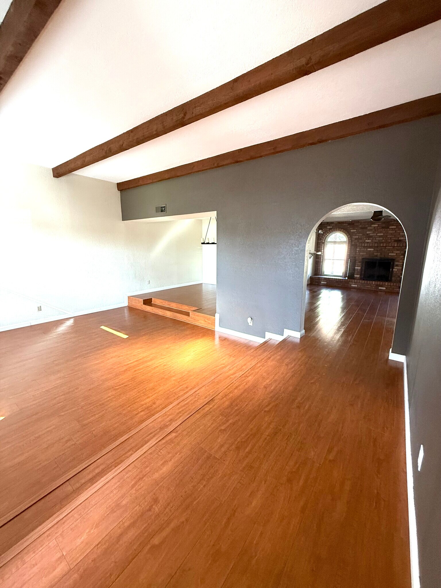 View from front door into living room, dining room and family room - 8315 S Taylor Dr