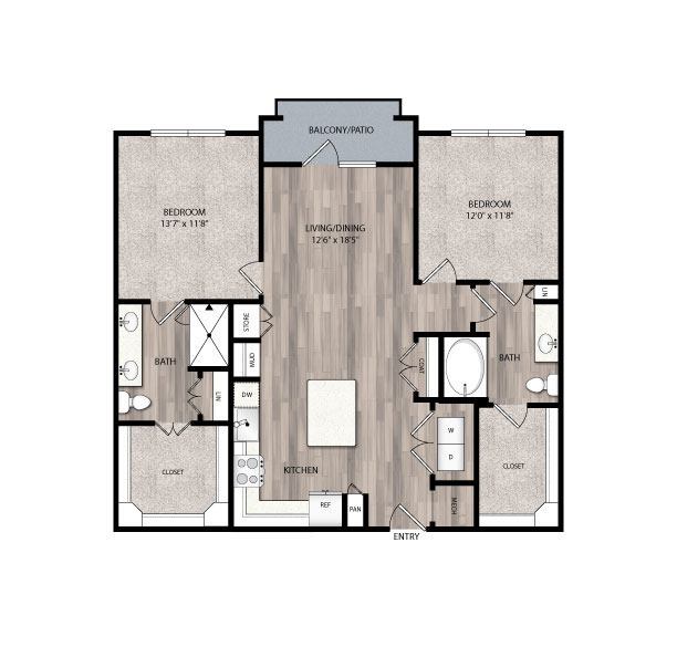 Floorplan - The Edison at Frisco