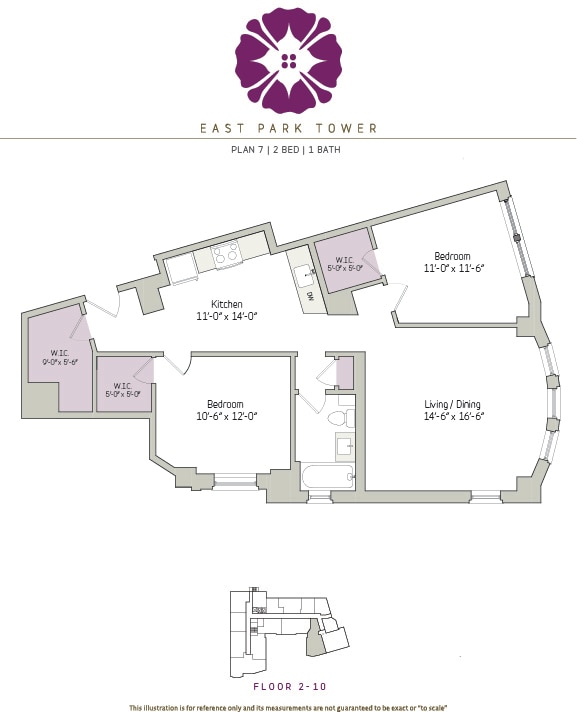 Floorplan - East Park Tower