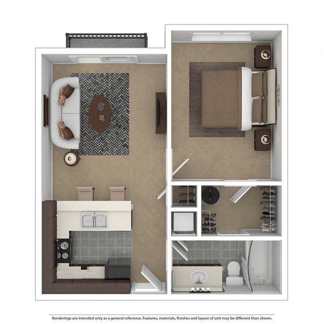 Floorplan - Louis York Apartments