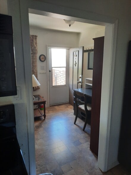 Front door walk out - 319 E Bailey St