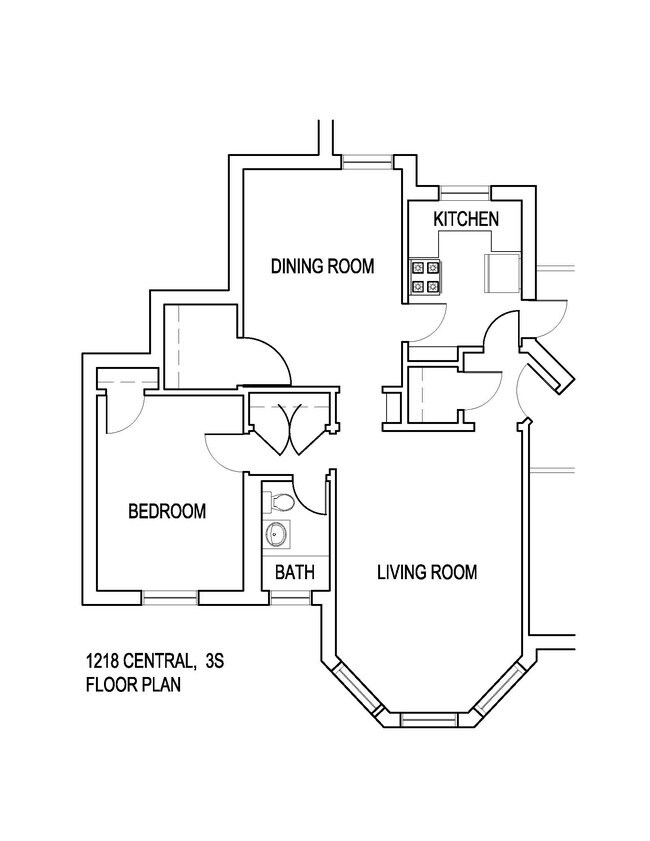 Floor Plan - 1218 Central St