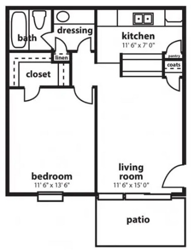Floorplan - Northlake Apartments