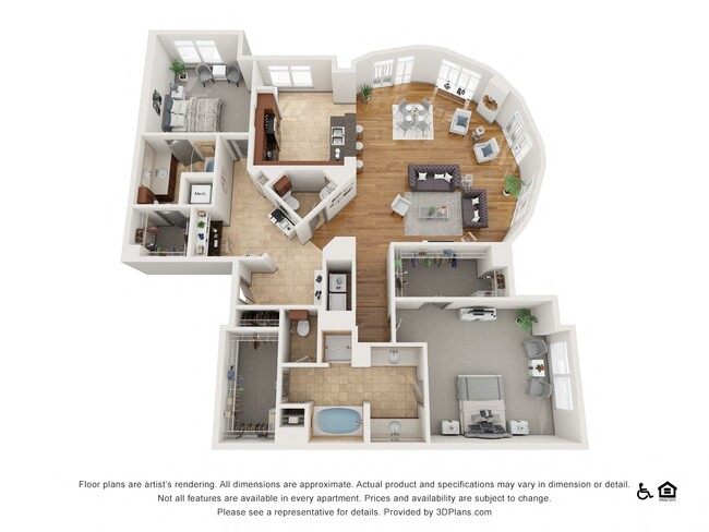 Floorplan - The Residence at Southpark