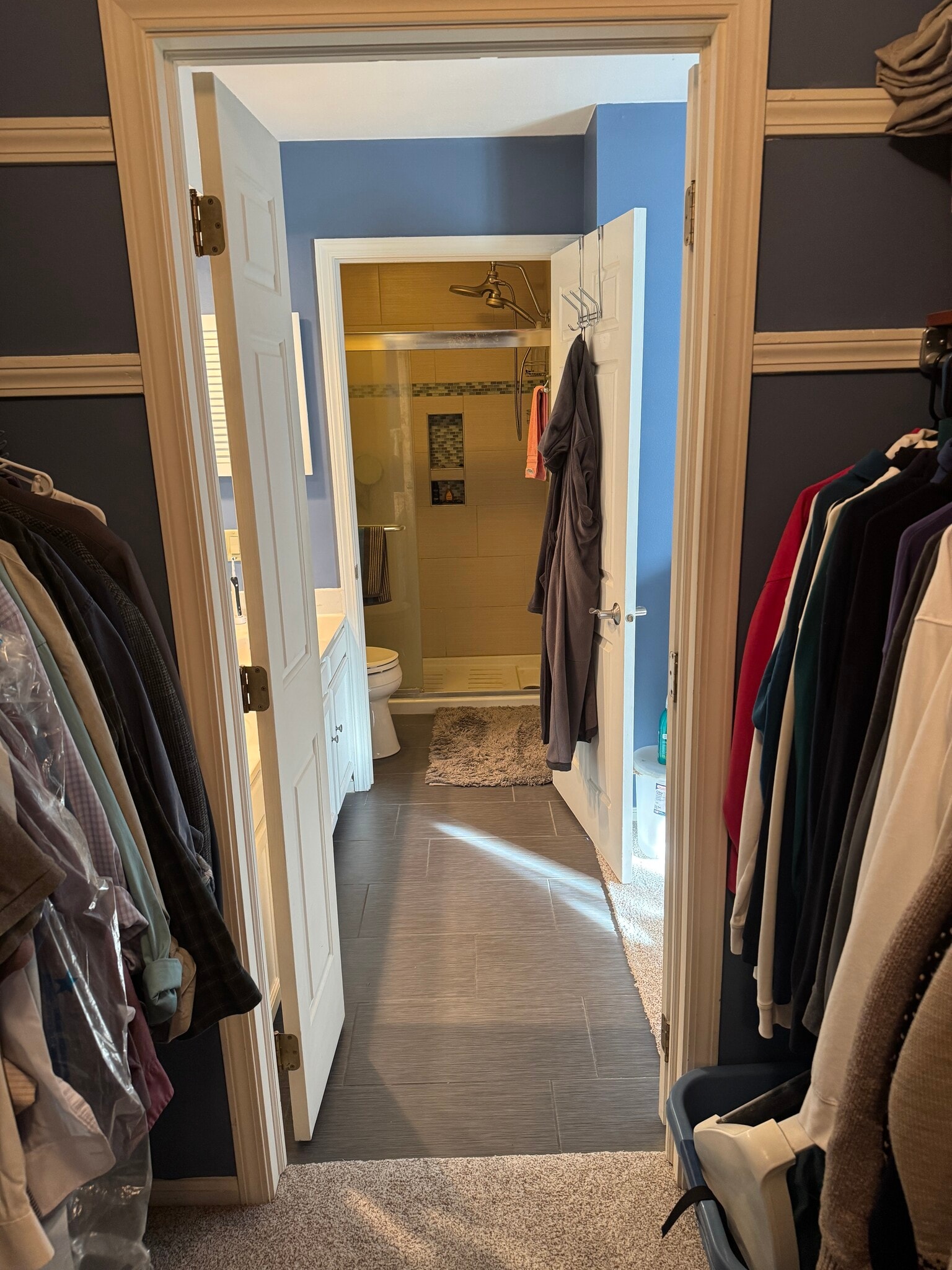Master bedroom walk-in closet - 6804 Old Sauk Ct