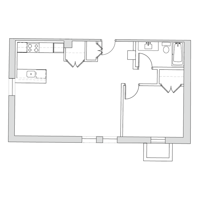 Floorplan - Tilden Hall Apartments