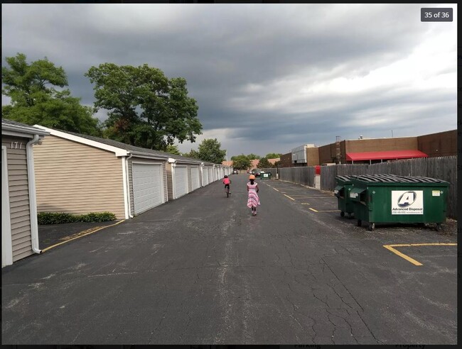 Alley to garage - 111 41st St