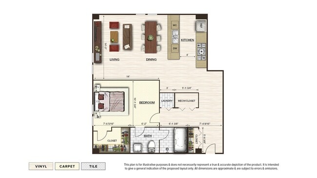 Floorplan - The Pinnacle @ 65