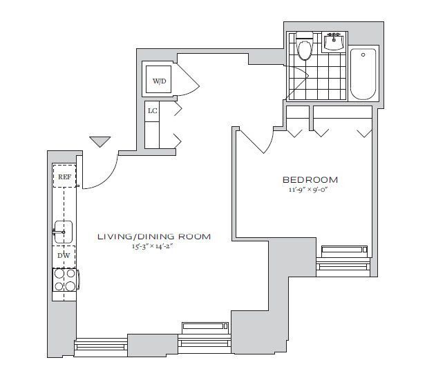 Floorplan - 70 Pine Apartments