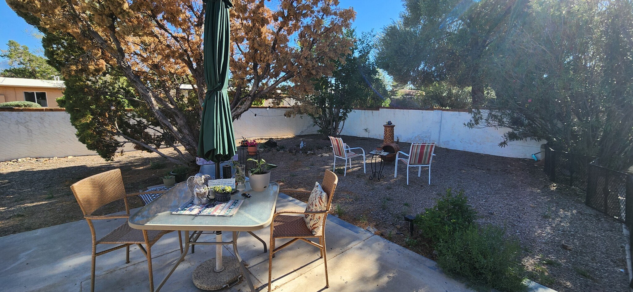 Enclosed Backyard - 150 E Los Mangos