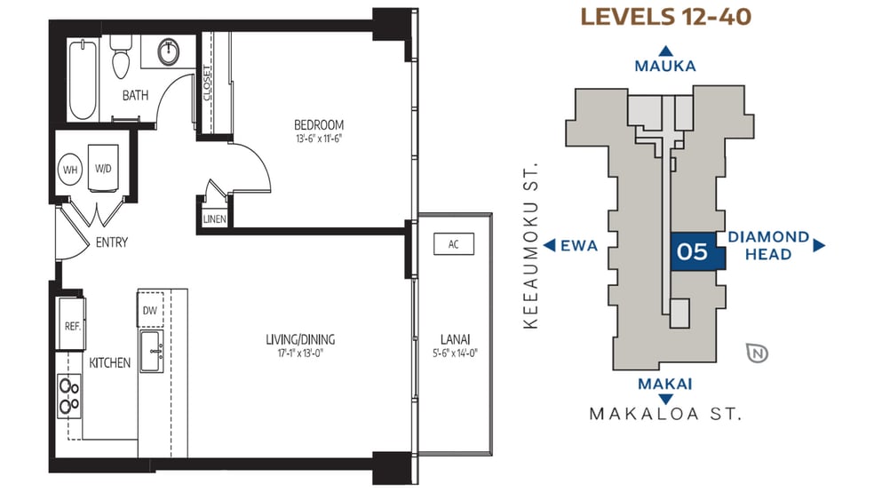 Floor Plan - 629 Keeaumoku St