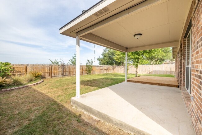 Backyard Patio View - 706 Indian Blanket