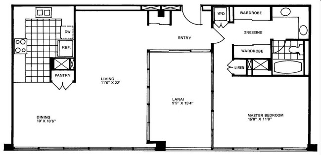 1BD/1BR - Iolani Court Plaza