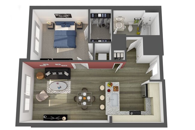 Floorplan - Studio 3807