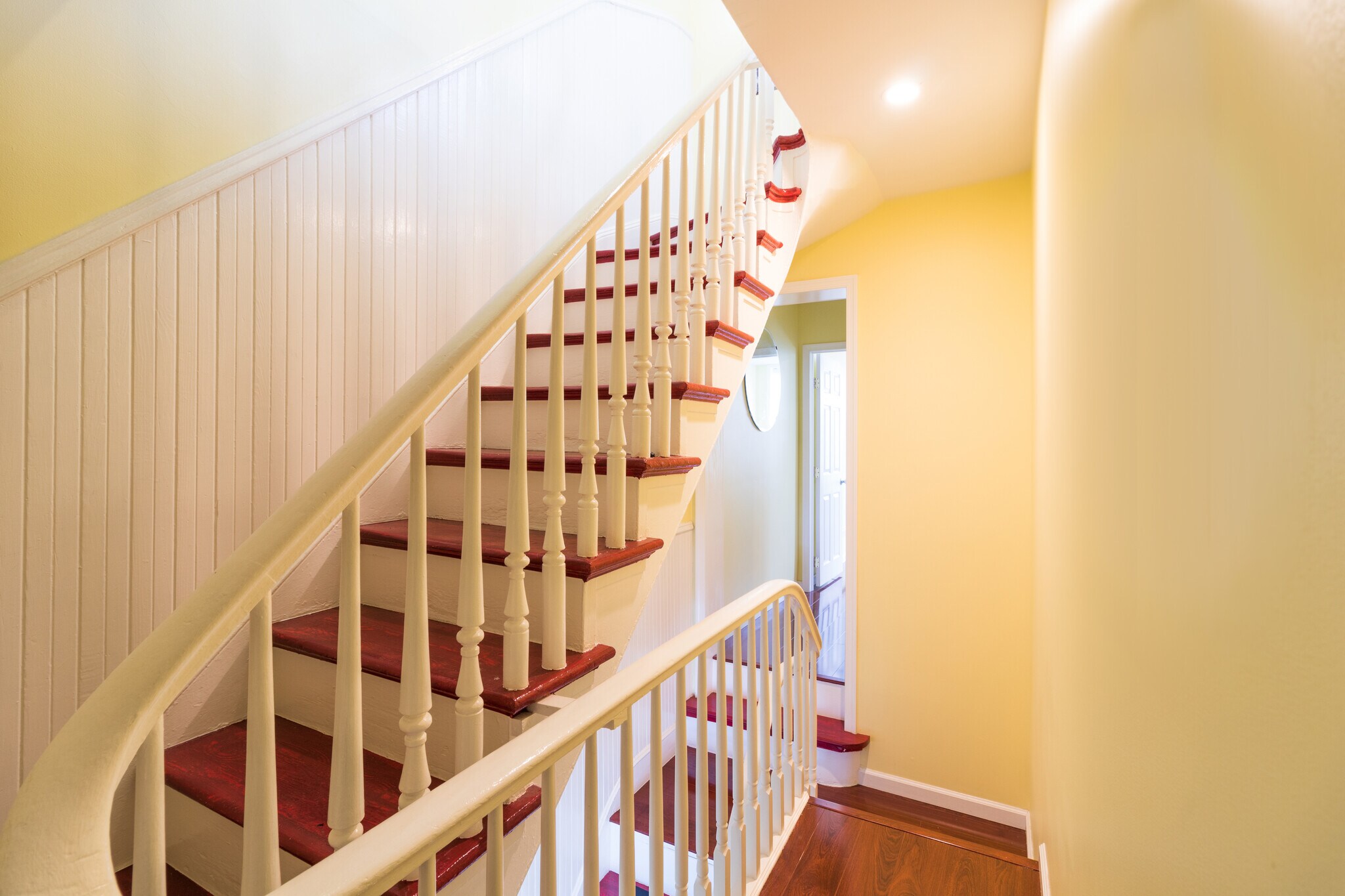 hallway to 3rd fl - 633 Washington Ave