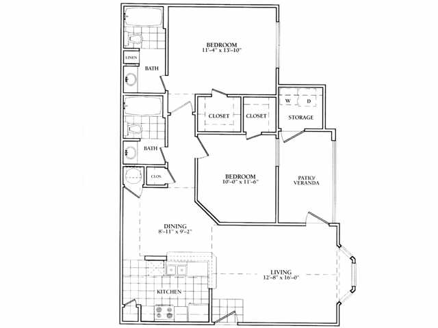 2BR/2BA - The Enclave at Quail Crossing