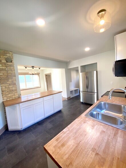 Exposed Brick in Kitchen - 736 Ansley Ave