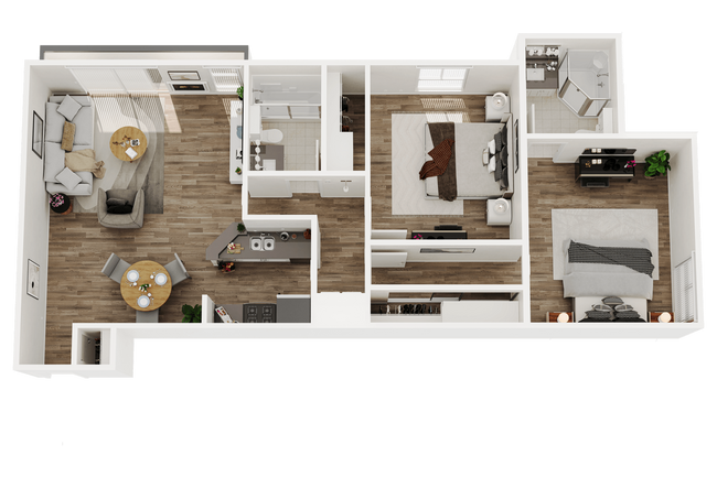 Floorplan - Park Overland Apartments