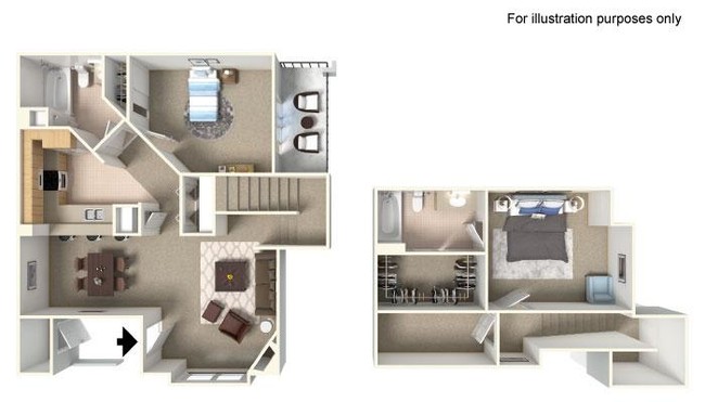 Floorplan - Heights by Marston Lake Apartments