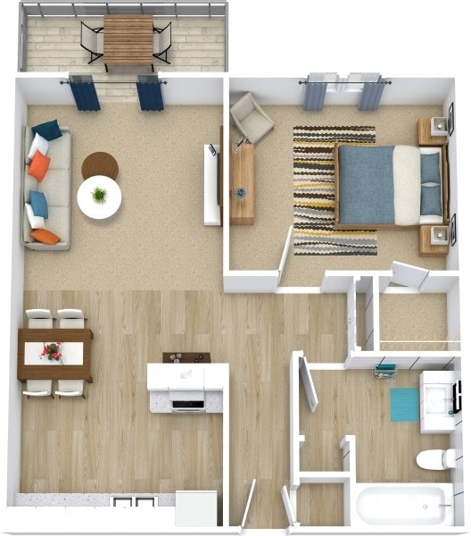 Floorplan - The Wilder Apartments