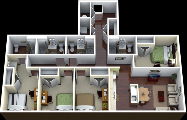 4BR/4BA - Continuum Apartments