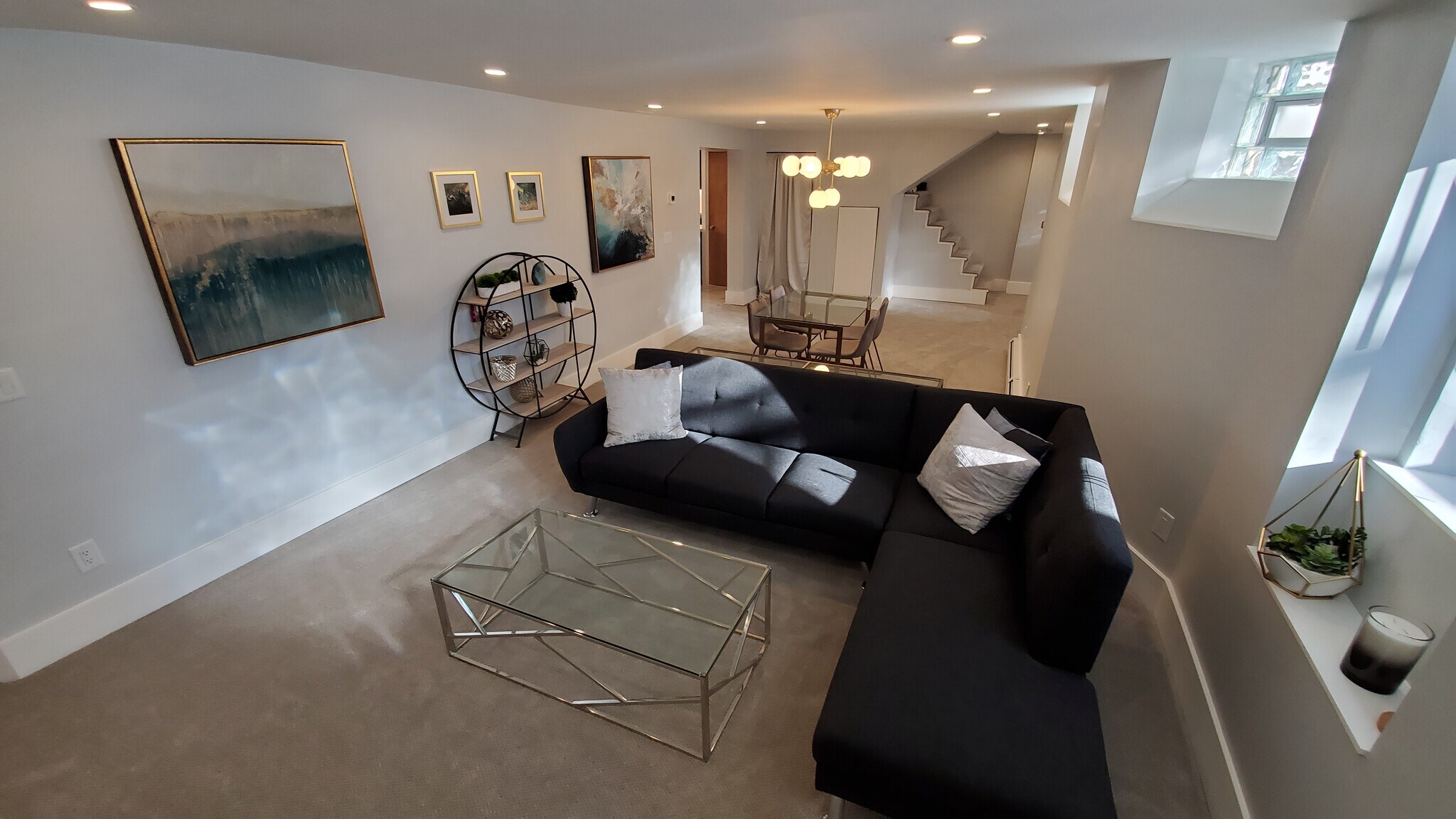 Lower Living/Family Room - 1400 N Girard Ave N