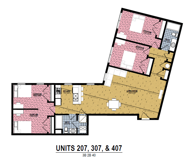 Floorplan - Wister Court Apartments