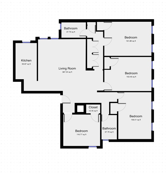 Floorplan - 615 Fort Washington Avenue