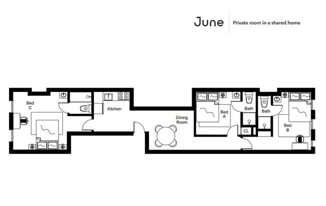 Building Photo - Room in Shared 3 bed/3 bath home