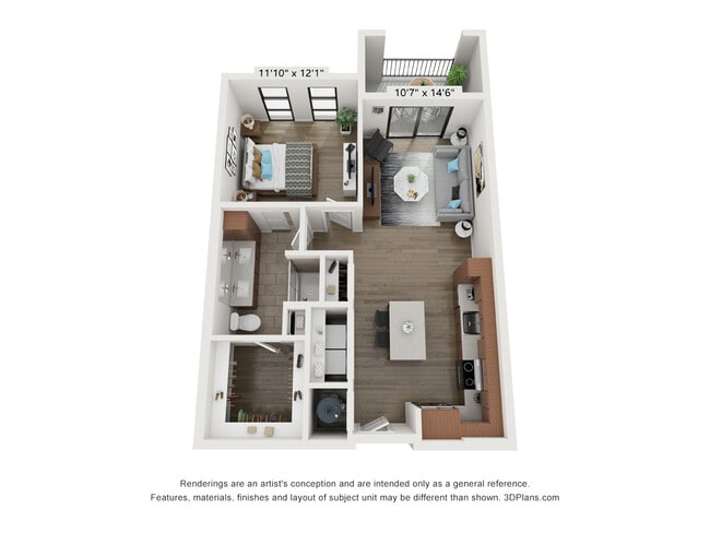 Floorplan - Wildhorse Apartments