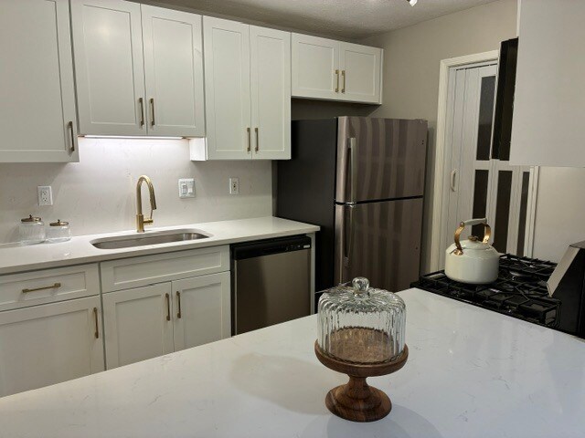 New Kitchen with New Quartz Countertops - 1405 Vicksburg Plz