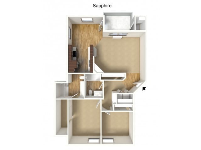 Sapphire - 2 Bedroom, 2 Bath - Acero Ridgefield