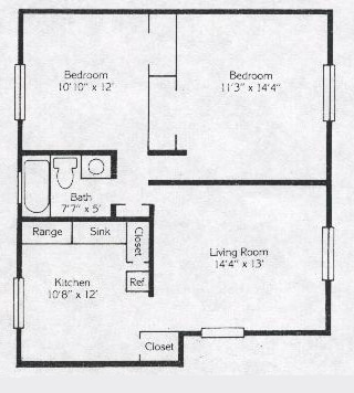 2BR/1BA - Pinetree Village, LLC