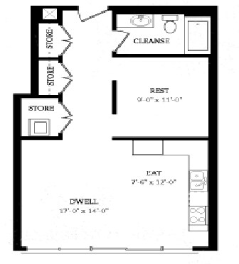 1BR/1BA - The Trace Lofts