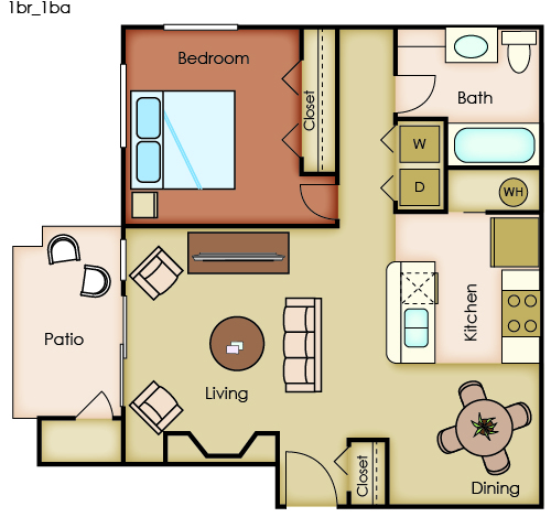 Floorplan - Emerald Pointe Apartments