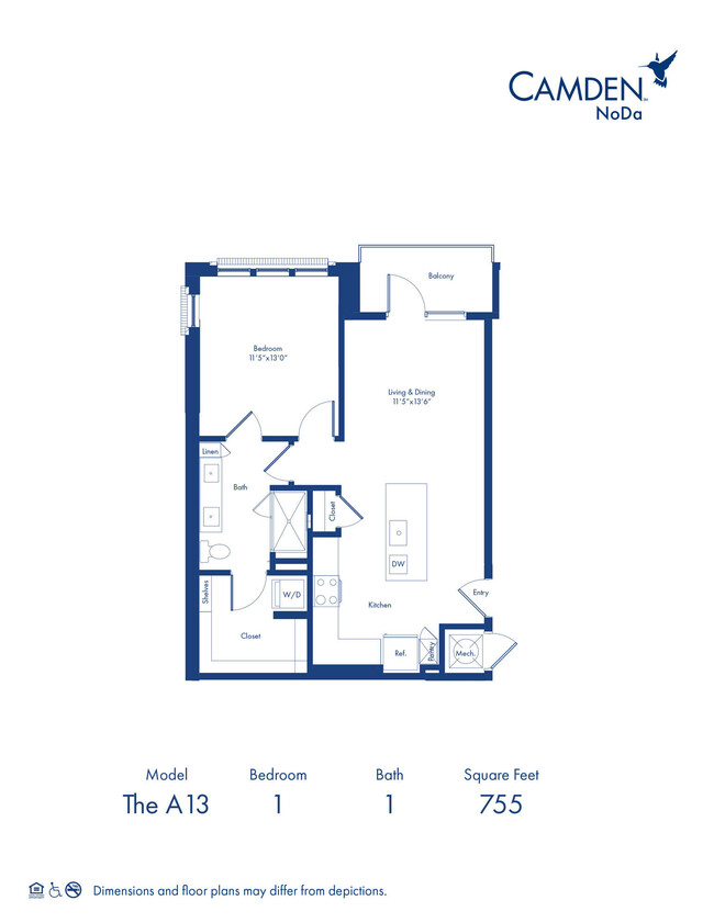 Floorplan - Camden NoDa