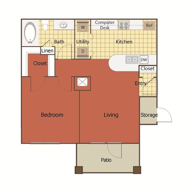 Floorplan - eaves Twin Creeks