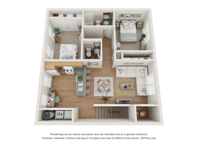 Floorplan - Bentwood Townhomes