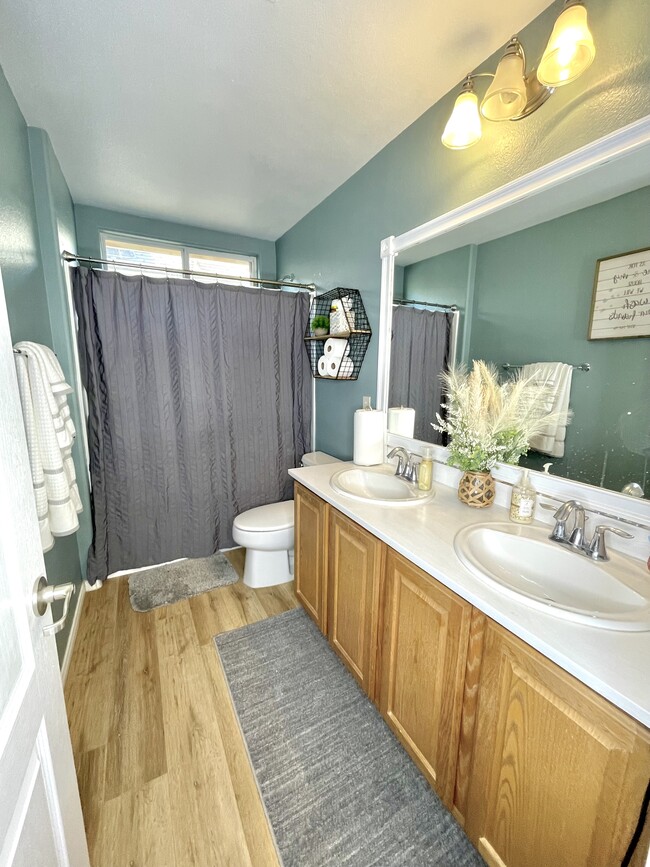 Bathroom upstairs - 213 Gemstone Hill Ave