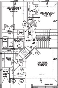 2nd Floor Plan - 4926 Villas Drive
