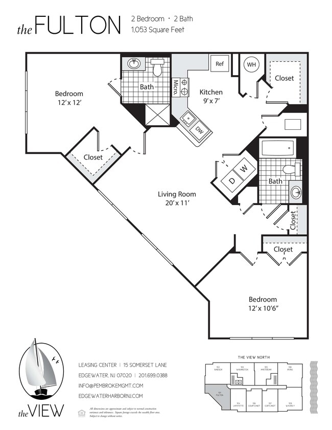 Floorplan - The View at Edgewater