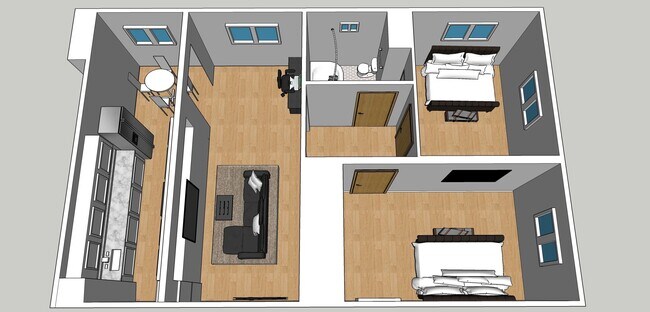 Floorplan - 7355 Lindell Blvd
