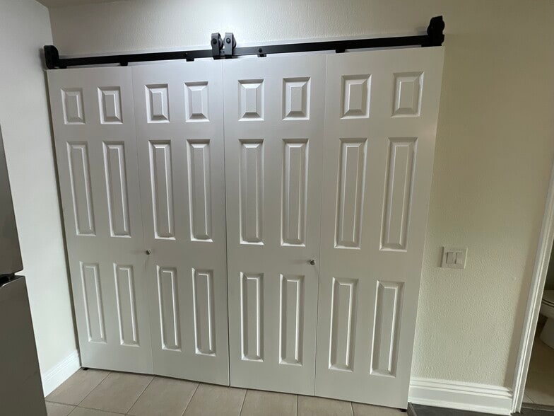 barn doors @ laundry area - 631 7th St
