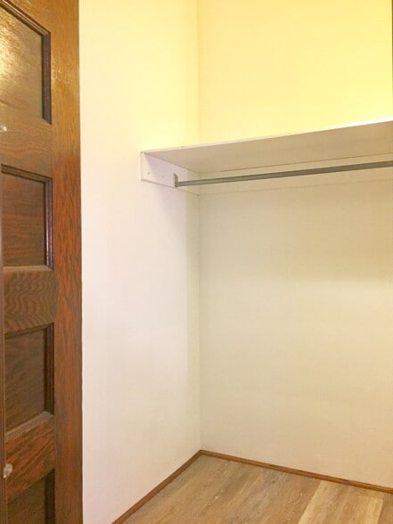Two bedroom closets! Closet #1 (4.5 ft x 3.5 ft walk-in) - 350 Cobun Avenue