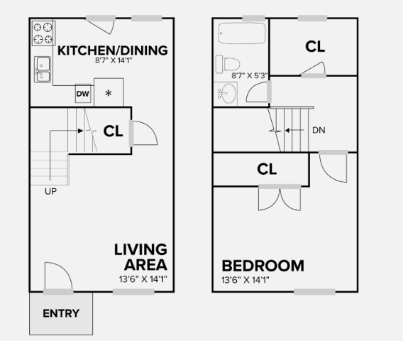 Floorplan - Nu Salisbury Apartments