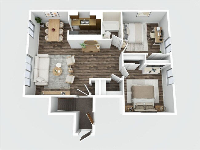 Building Photo - Updated Unit next to CMU with Pool!